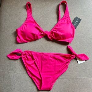 NEW! Kate Spade 👙 Tie Bikini in Rose Jam
